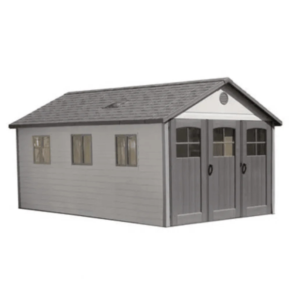 Lifetime 11×21 Storage Garage Kit W/ 9 Ft Wide Doors (60237)