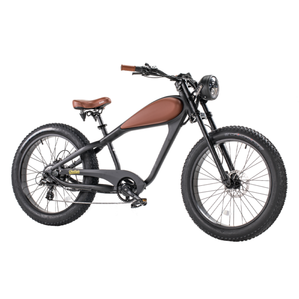  Revi Bikes Cheetah 48V 750W Hub Motor Fat Tire Electric Cruiser Bike